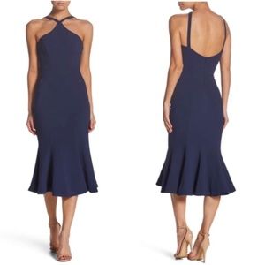 DRESS THE POPULATION Tessa Crepe Mermaid Dress